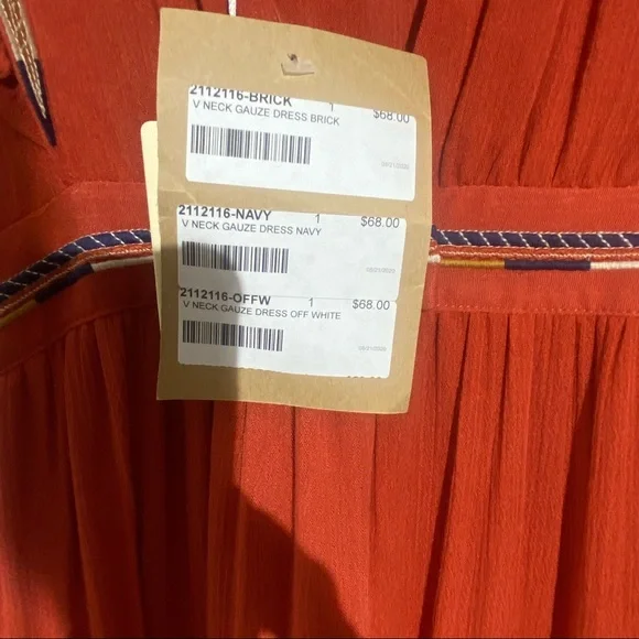 See U Soon NWT Brick/Terracotta Sleeveless Maxi Dress Small - Picture 9 of 16